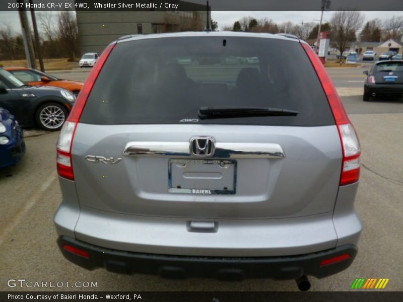 Whistler Silver Metallic / Gray 2007 Honda CR-V EX 4WD