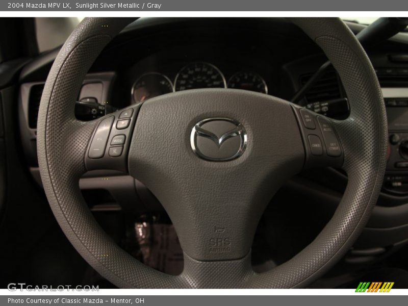 Sunlight Silver Metallic / Gray 2004 Mazda MPV LX