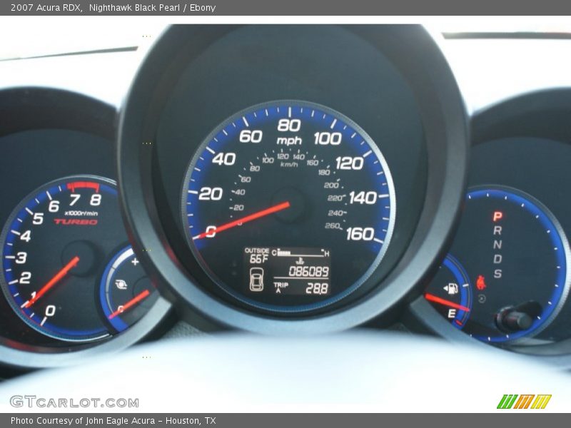 Nighthawk Black Pearl / Ebony 2007 Acura RDX