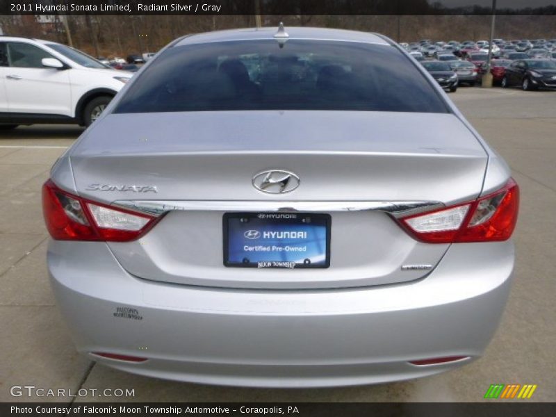 Radiant Silver / Gray 2011 Hyundai Sonata Limited