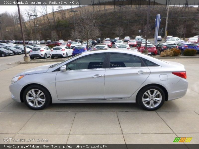 Radiant Silver / Gray 2011 Hyundai Sonata Limited