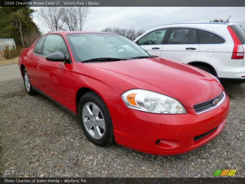 Victory Red / Ebony 2006 Chevrolet Monte Carlo LT