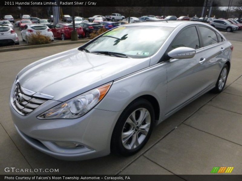 Radiant Silver / Gray 2011 Hyundai Sonata Limited