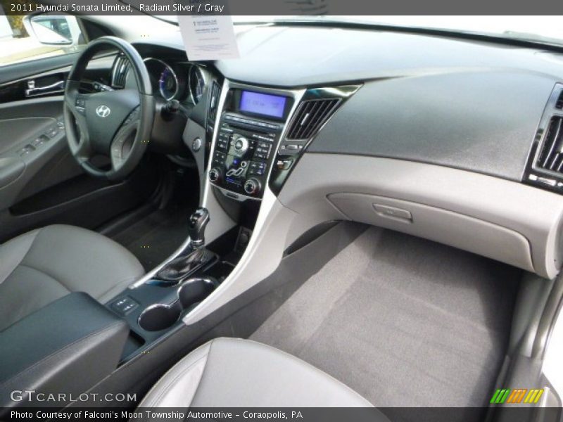 Radiant Silver / Gray 2011 Hyundai Sonata Limited