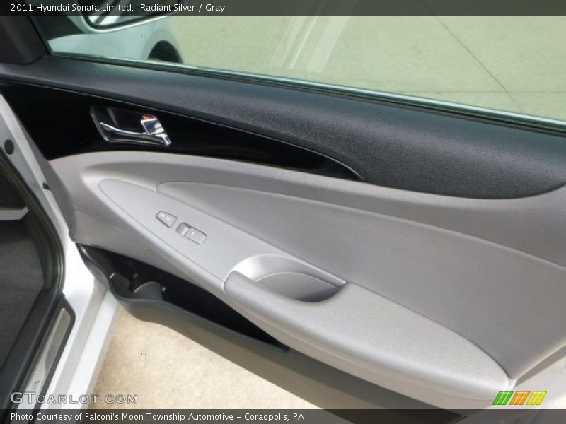 Radiant Silver / Gray 2011 Hyundai Sonata Limited