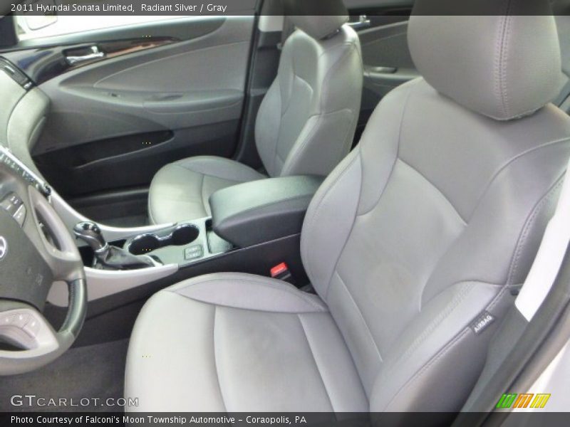 Radiant Silver / Gray 2011 Hyundai Sonata Limited
