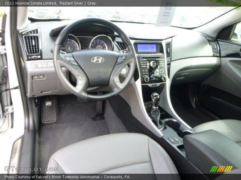 Radiant Silver / Gray 2011 Hyundai Sonata Limited