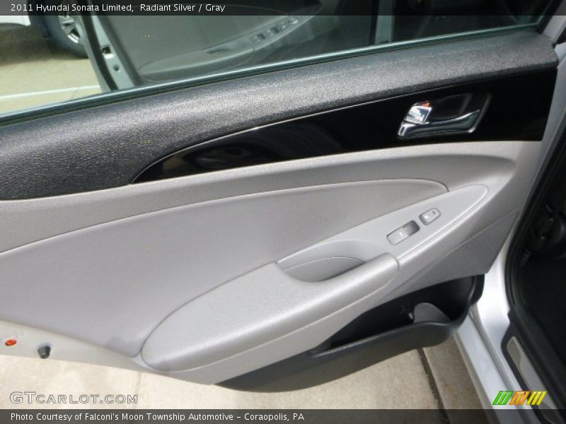 Radiant Silver / Gray 2011 Hyundai Sonata Limited
