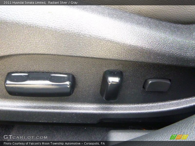 Radiant Silver / Gray 2011 Hyundai Sonata Limited