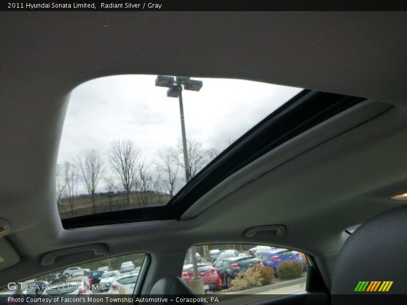 Radiant Silver / Gray 2011 Hyundai Sonata Limited