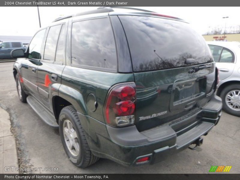 Dark Green Metallic / Dark Pewter 2004 Chevrolet TrailBlazer LS 4x4