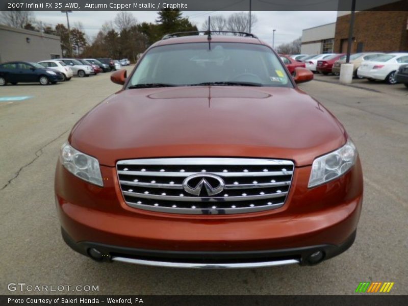 Autumn Copper Metallic / Graphite 2007 Infiniti FX 35 AWD