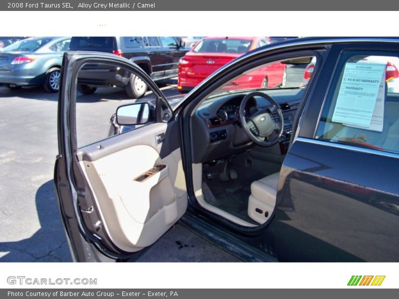 Alloy Grey Metallic / Camel 2008 Ford Taurus SEL