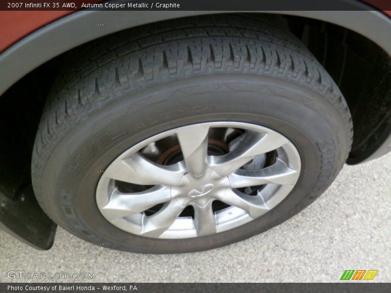 Autumn Copper Metallic / Graphite 2007 Infiniti FX 35 AWD