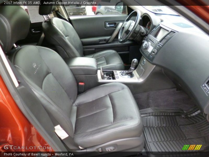 Autumn Copper Metallic / Graphite 2007 Infiniti FX 35 AWD