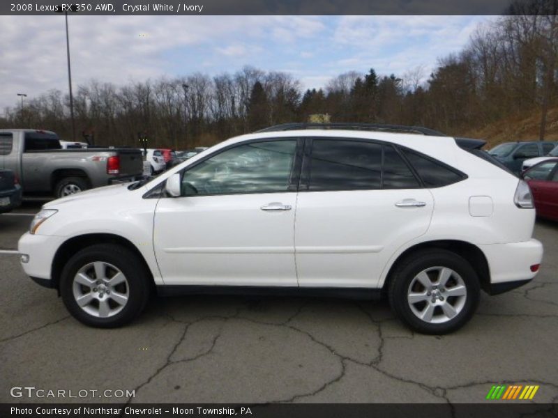 Crystal White / Ivory 2008 Lexus RX 350 AWD