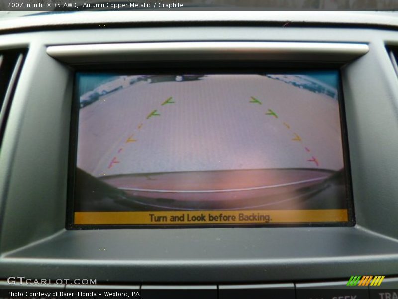 Autumn Copper Metallic / Graphite 2007 Infiniti FX 35 AWD