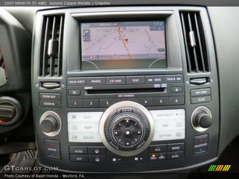 Autumn Copper Metallic / Graphite 2007 Infiniti FX 35 AWD