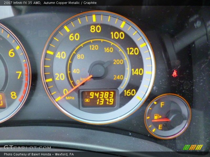 Autumn Copper Metallic / Graphite 2007 Infiniti FX 35 AWD
