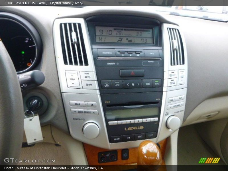 Crystal White / Ivory 2008 Lexus RX 350 AWD