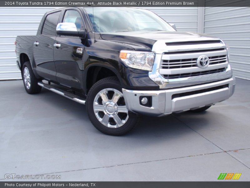 Attitude Black Metallic / 1794 Edition Premium Brown 2014 Toyota Tundra 1794 Edition Crewmax 4x4