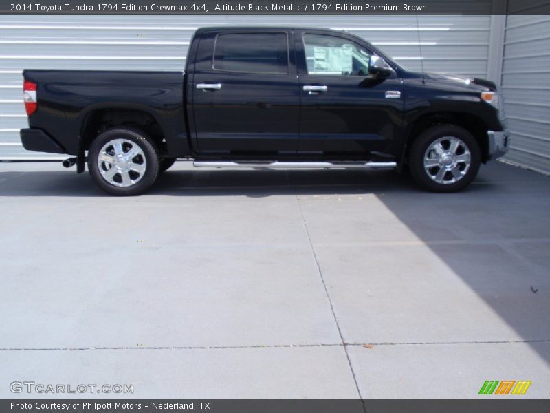 Attitude Black Metallic / 1794 Edition Premium Brown 2014 Toyota Tundra 1794 Edition Crewmax 4x4