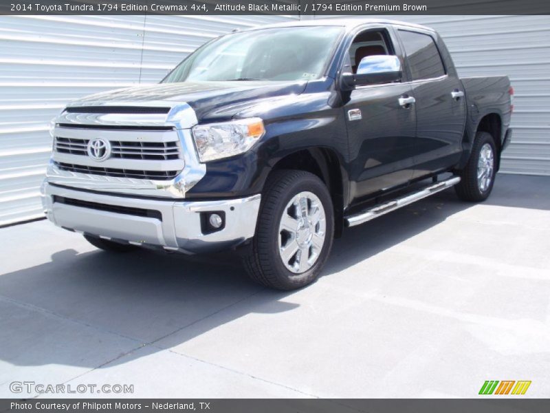 Attitude Black Metallic / 1794 Edition Premium Brown 2014 Toyota Tundra 1794 Edition Crewmax 4x4