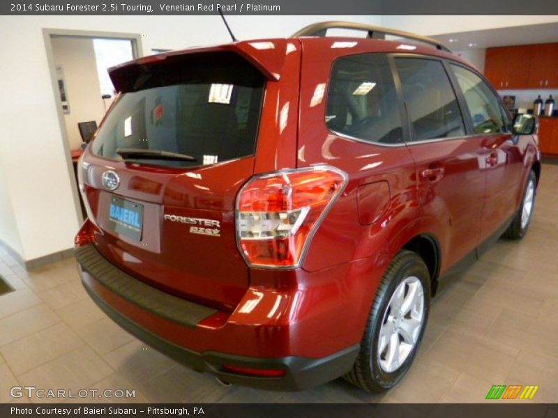 Venetian Red Pearl / Platinum 2014 Subaru Forester 2.5i Touring