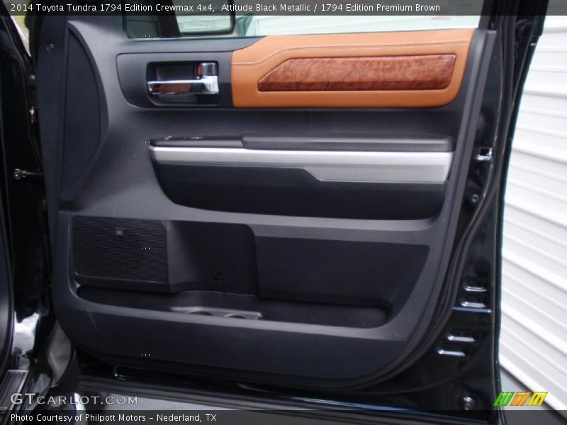Attitude Black Metallic / 1794 Edition Premium Brown 2014 Toyota Tundra 1794 Edition Crewmax 4x4