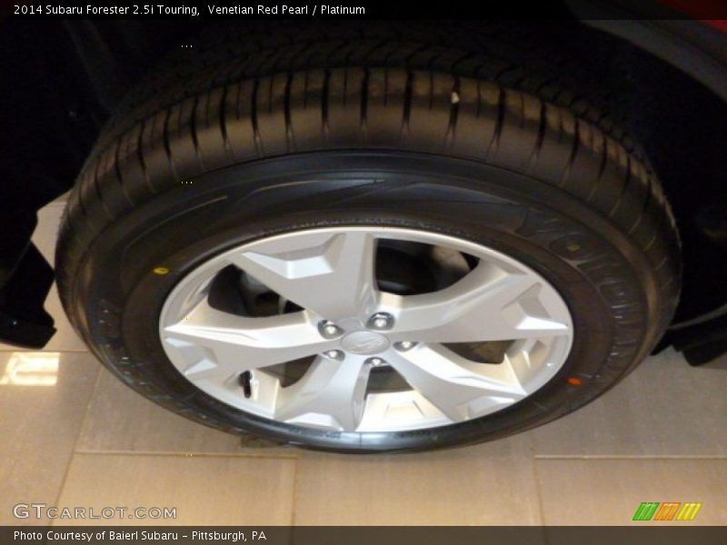 Venetian Red Pearl / Platinum 2014 Subaru Forester 2.5i Touring