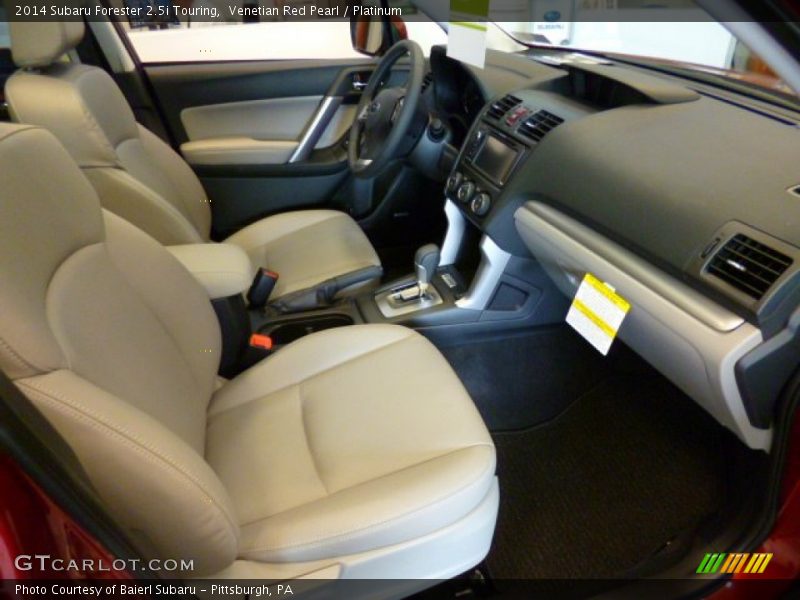 Venetian Red Pearl / Platinum 2014 Subaru Forester 2.5i Touring