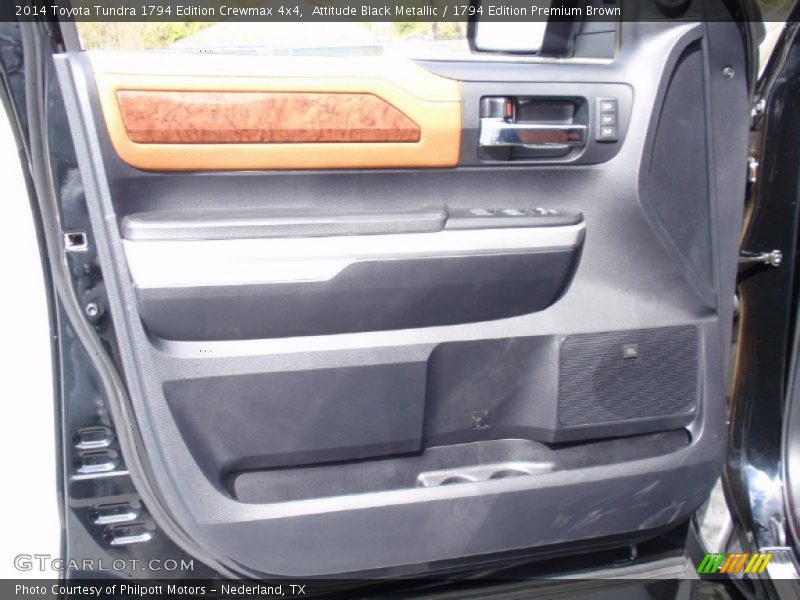 Attitude Black Metallic / 1794 Edition Premium Brown 2014 Toyota Tundra 1794 Edition Crewmax 4x4