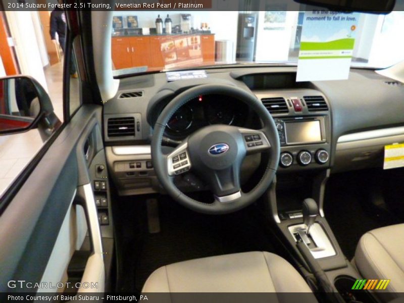 Venetian Red Pearl / Platinum 2014 Subaru Forester 2.5i Touring