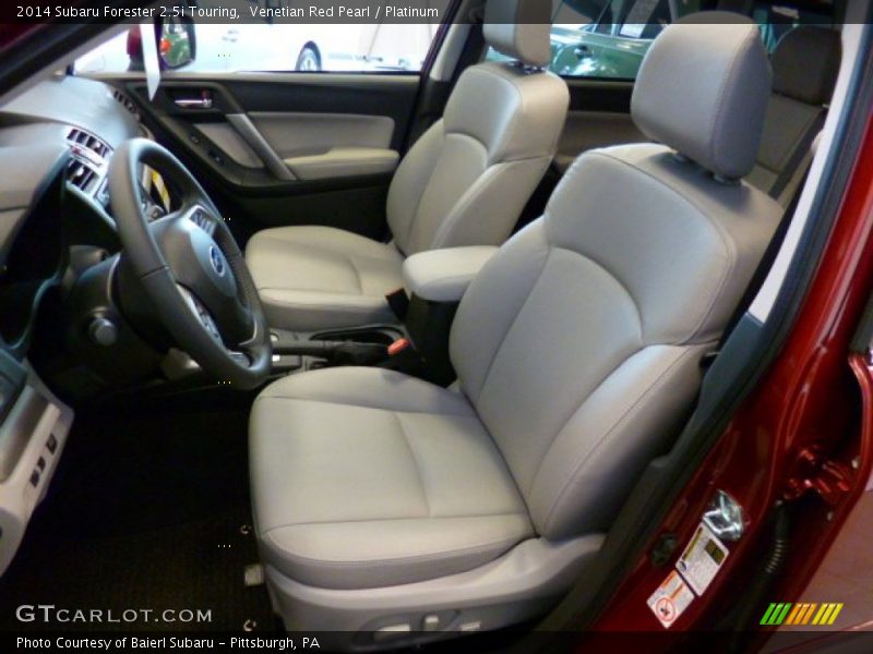 Venetian Red Pearl / Platinum 2014 Subaru Forester 2.5i Touring