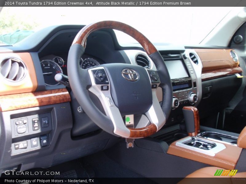 Attitude Black Metallic / 1794 Edition Premium Brown 2014 Toyota Tundra 1794 Edition Crewmax 4x4