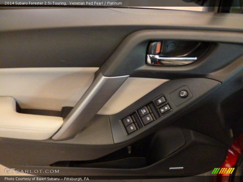 Venetian Red Pearl / Platinum 2014 Subaru Forester 2.5i Touring