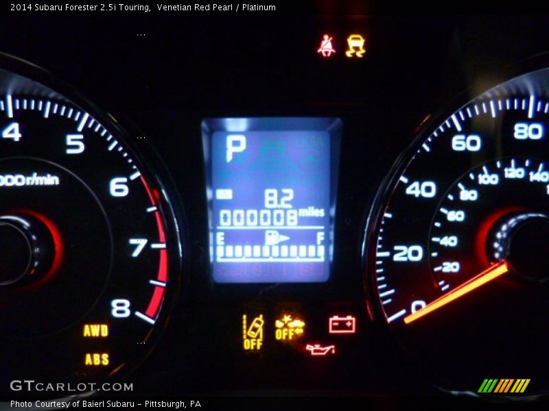 Venetian Red Pearl / Platinum 2014 Subaru Forester 2.5i Touring