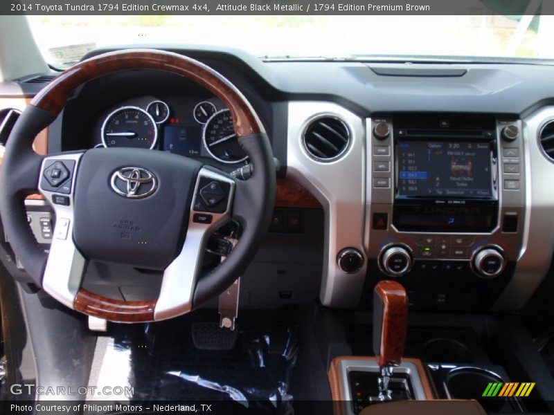 Attitude Black Metallic / 1794 Edition Premium Brown 2014 Toyota Tundra 1794 Edition Crewmax 4x4