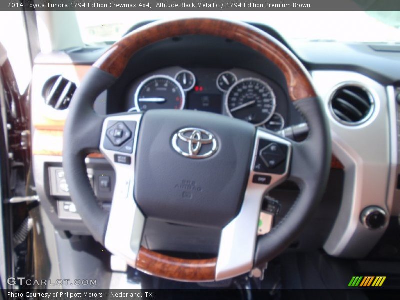 Attitude Black Metallic / 1794 Edition Premium Brown 2014 Toyota Tundra 1794 Edition Crewmax 4x4