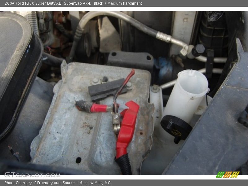 Black / Medium Parchment 2004 Ford F350 Super Duty XLT SuperCab 4x4
