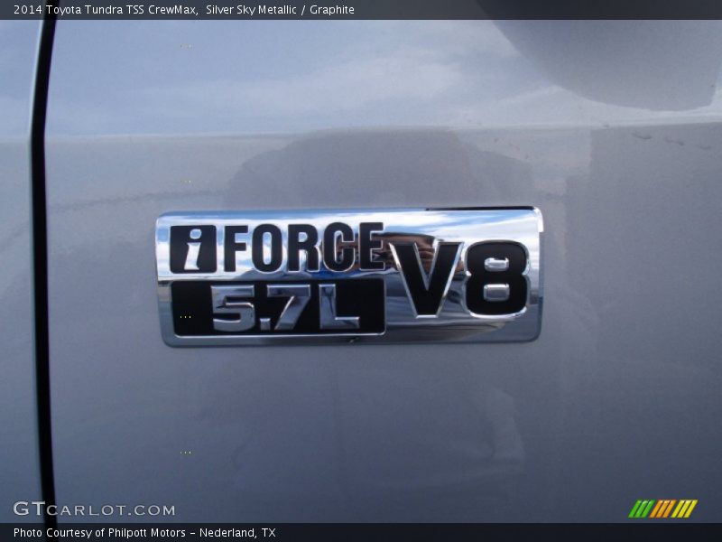 Silver Sky Metallic / Graphite 2014 Toyota Tundra TSS CrewMax