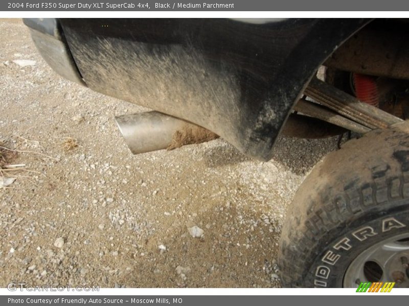 Black / Medium Parchment 2004 Ford F350 Super Duty XLT SuperCab 4x4