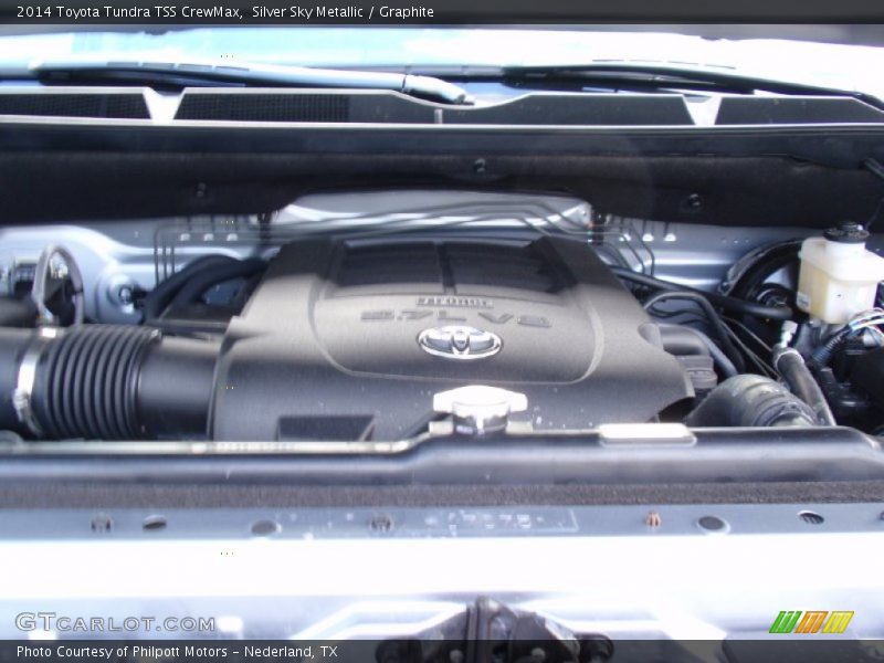 Silver Sky Metallic / Graphite 2014 Toyota Tundra TSS CrewMax