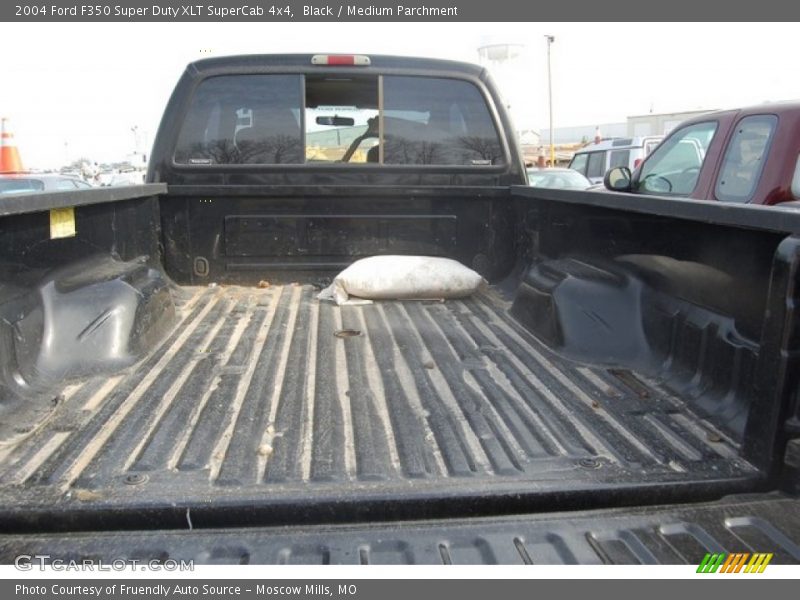 Black / Medium Parchment 2004 Ford F350 Super Duty XLT SuperCab 4x4