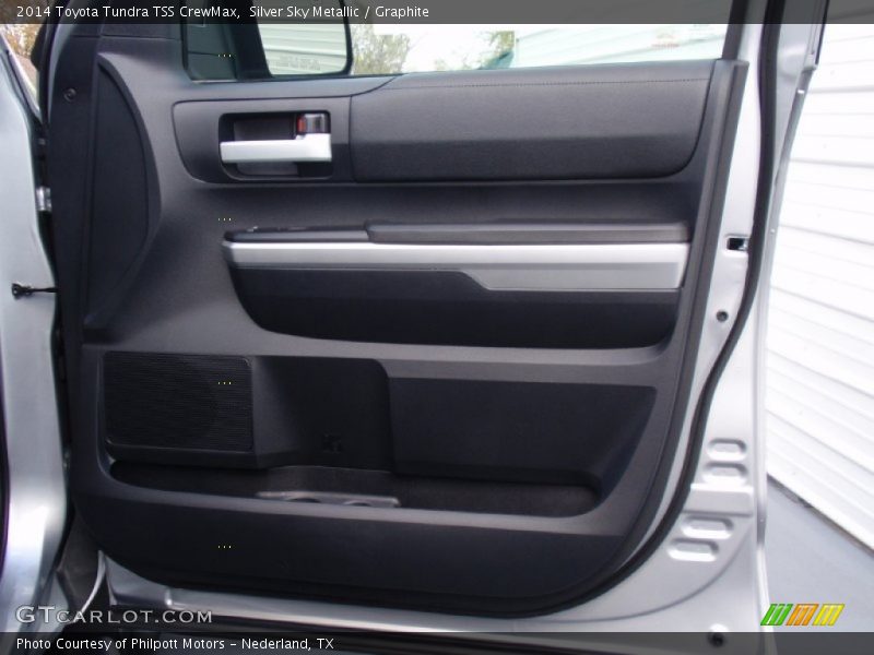 Silver Sky Metallic / Graphite 2014 Toyota Tundra TSS CrewMax