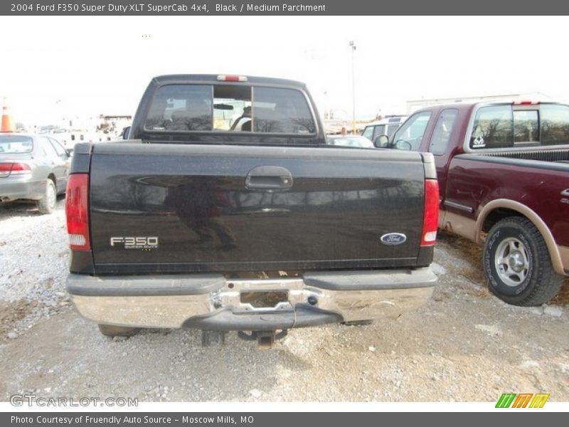 Black / Medium Parchment 2004 Ford F350 Super Duty XLT SuperCab 4x4