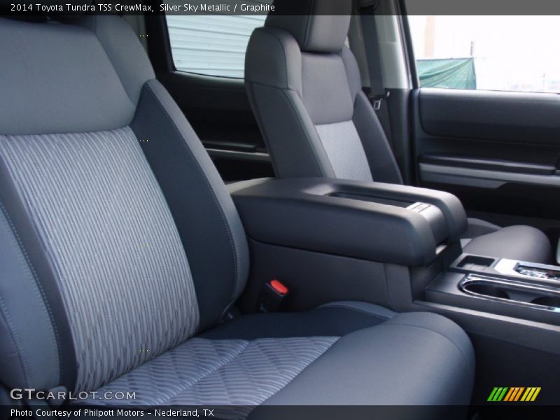 Silver Sky Metallic / Graphite 2014 Toyota Tundra TSS CrewMax