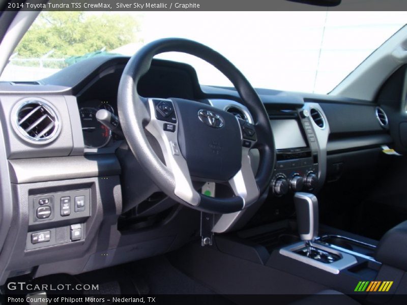 Silver Sky Metallic / Graphite 2014 Toyota Tundra TSS CrewMax