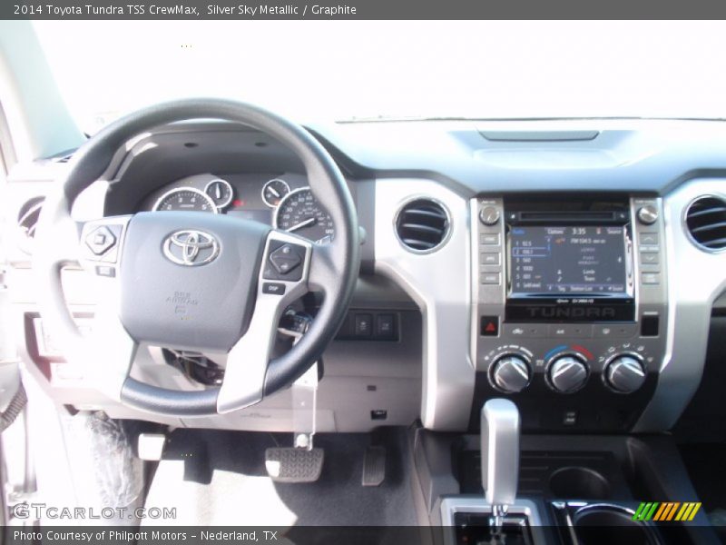 Silver Sky Metallic / Graphite 2014 Toyota Tundra TSS CrewMax