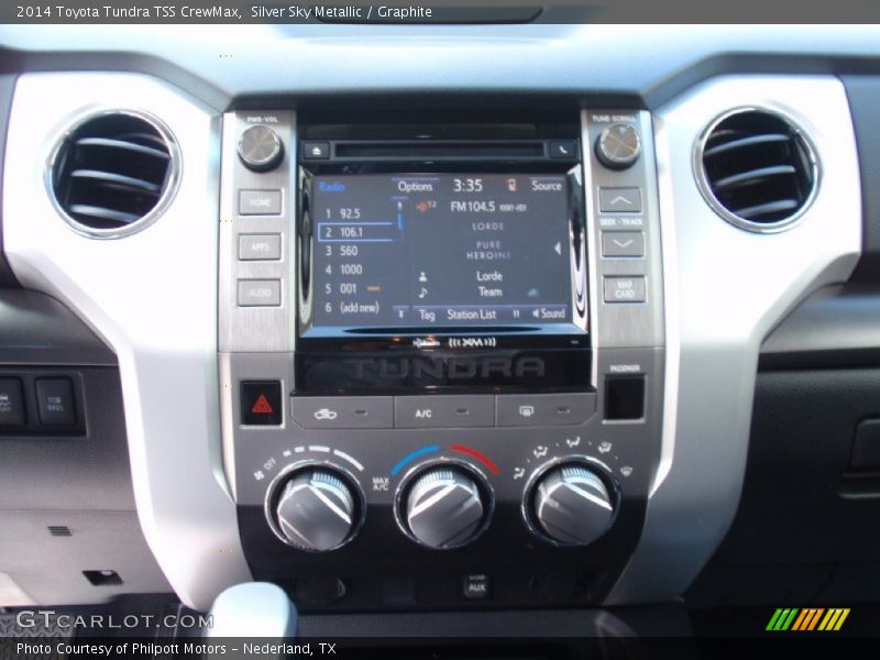 Silver Sky Metallic / Graphite 2014 Toyota Tundra TSS CrewMax
